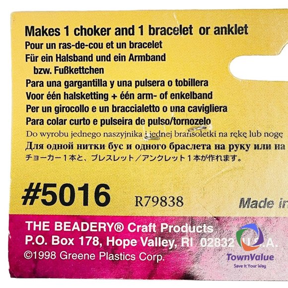 The Beadery Hemp Jewelry Making Craft Kit Set Of 4 1998 2001 Friendship Bracelet - Picture 6 of 10